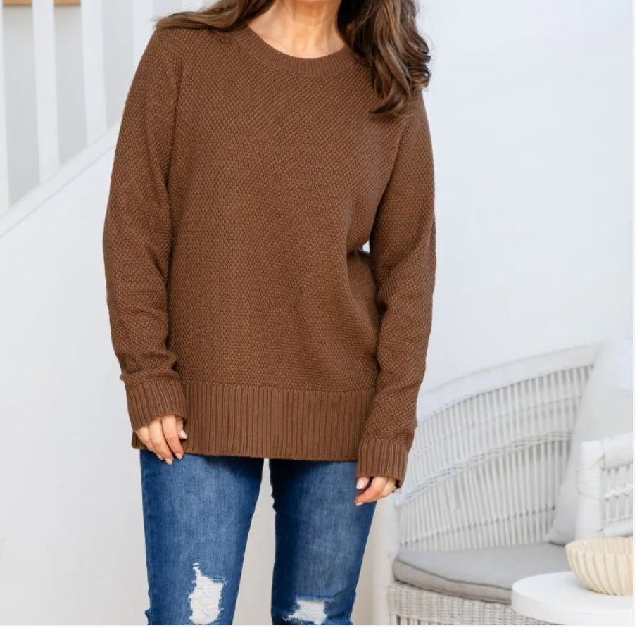 Chocolate knit