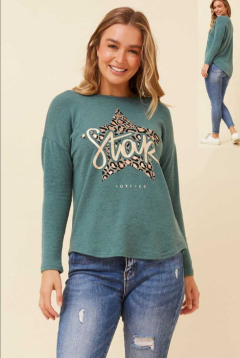 Star green top