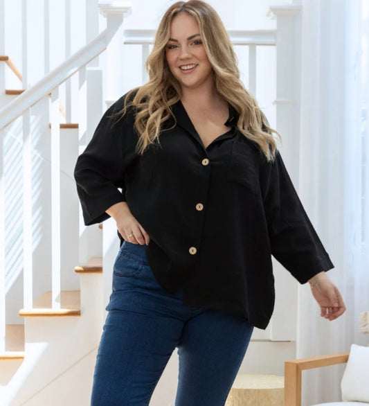 Breezy black shirt