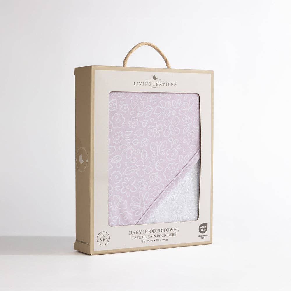Organic Hooded Towel - Whimsical Wonderland