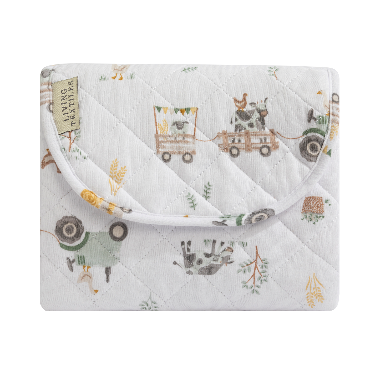 Foldable Waterproof Travel Change Mat - Tractor Ride