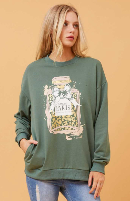 Un brushed fleece jumper