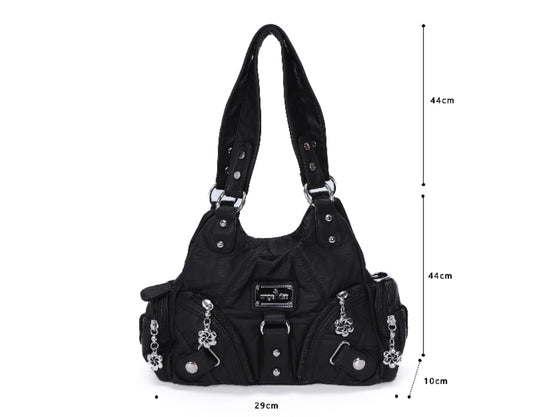 Small black handbag